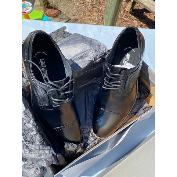 Stacy Adams | Shoes | Stacy Adams Mens Black Dickinson Cap 